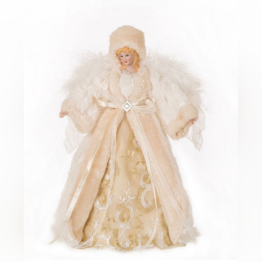 GLITZHOME 12" ANGEL TREE TOP NIB
